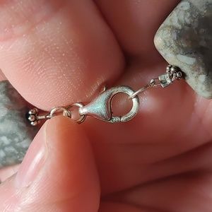 Bracelet, chunky stones,925 silver